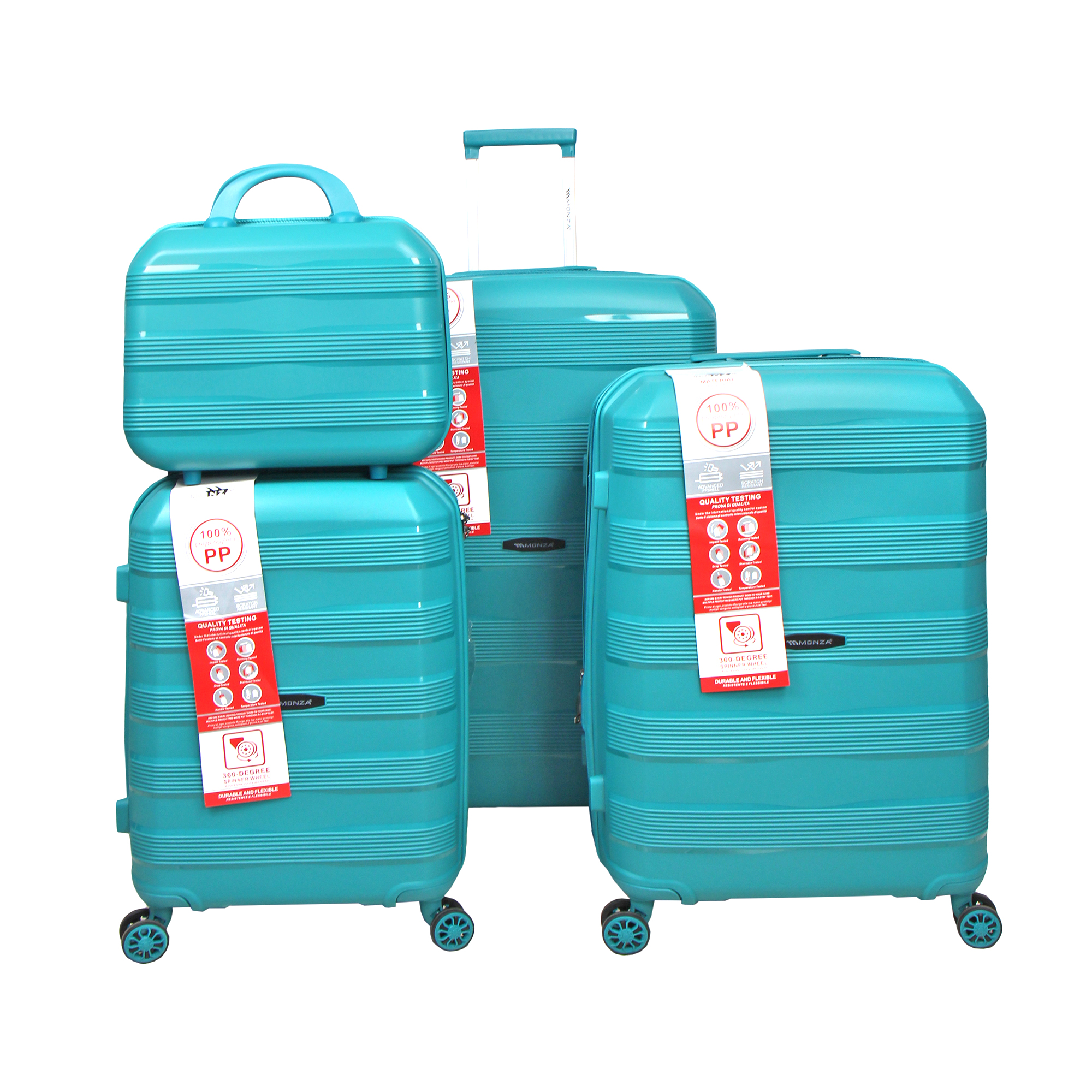 نکته خرید - قیمت روز مجموعه چهار عددی چمدان مونزا مدل C0883 خرید