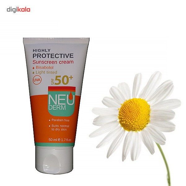 کرم ضد آفتاب نئودرم مدل Highly Protective SPF50 حجم 50 میلی لیتر کرم ضد آفتاب نئودرم مدل Highly Protective SPF50 حجم 50 میلی لیتر