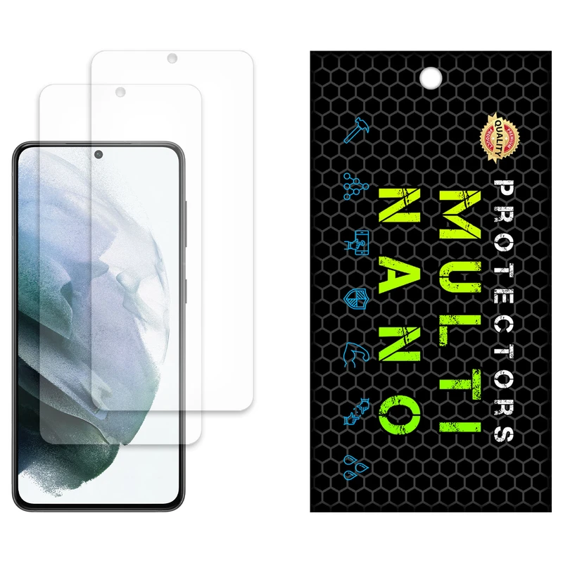 محافظ صفحه نمایش مات مولتی نانو مدل X-S2M مناسب برای گوشی موبایل سامسونگ Galaxy S21 5G بسته دو عددی