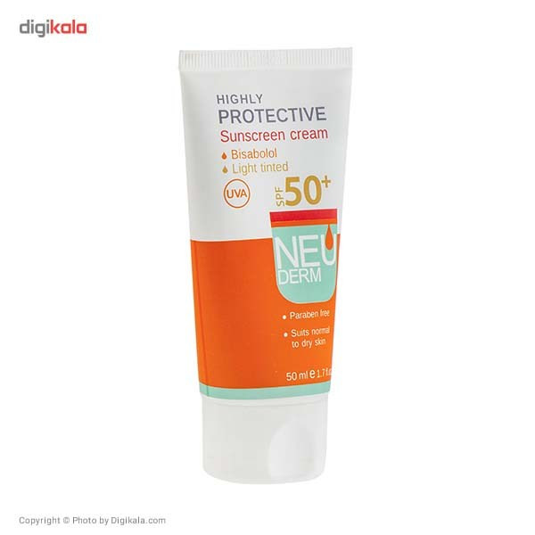 کرم ضد آفتاب نئودرم مدل Highly Protective SPF50 حجم 50 میلی لیتر کرم ضد آفتاب نئودرم مدل Highly Protective SPF50 حجم 50 میلی لیتر