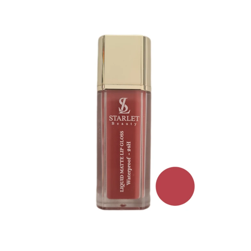 رژ لب مایع مات استارلت بیوتی مدل Waterproof شماره 811