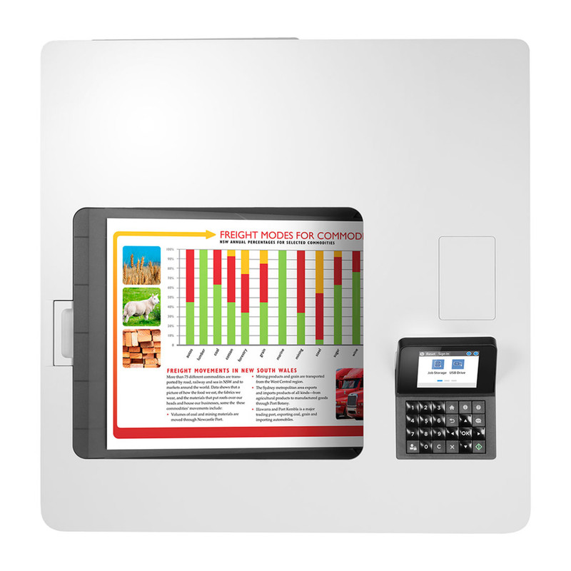 پرینتر لیزری رنگی اچپی مدل LaserJet Enterprise M554dn