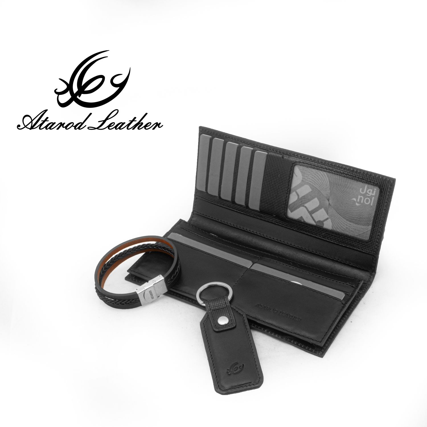 ست هدیه مردانه چرم عطارد مدل چرم طبیعی کد A95 -  - 10