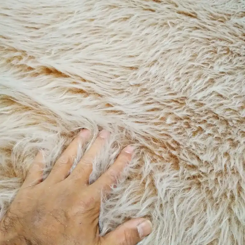 پارچه لباس مدل خز گلوریا کد golden-5