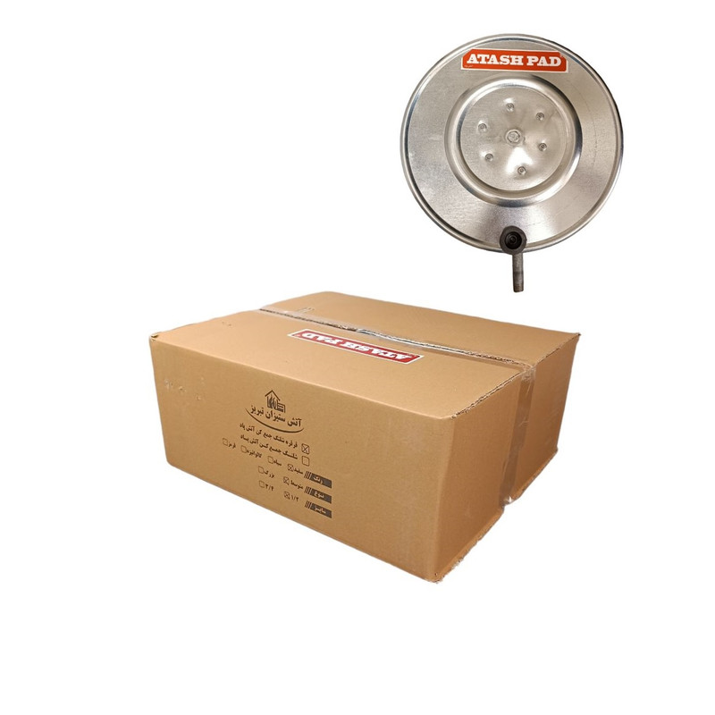 قرقره شلنگ جمع کن آتش‌پاد مدل گالوانیزه AP