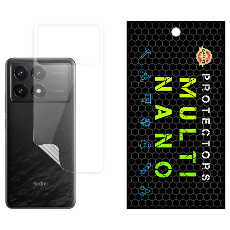 محافظ پشت شفاف نانو هیدروژل مولتی نانو مدل X-F1T مناسب برای گوشی موبایل شیائومی Redmi K70