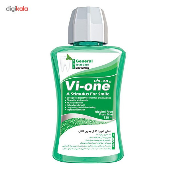 دهان شویه وی وان مدل General Fresh Mint حجم 330 میلی لیتر