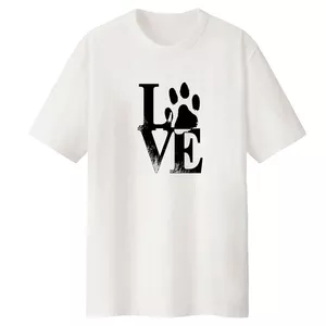 تی شرت لانگ آستین کوتاه  زنانه مدل LOVE   کد LL285 S