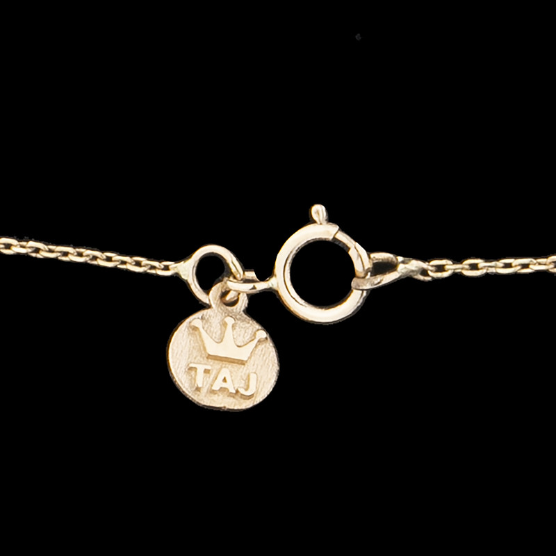 گردنبند طلا 18 عیار زنانه تاج مدل A718 گردنبند طلا 18 عیار زنانه تاج مدل A718