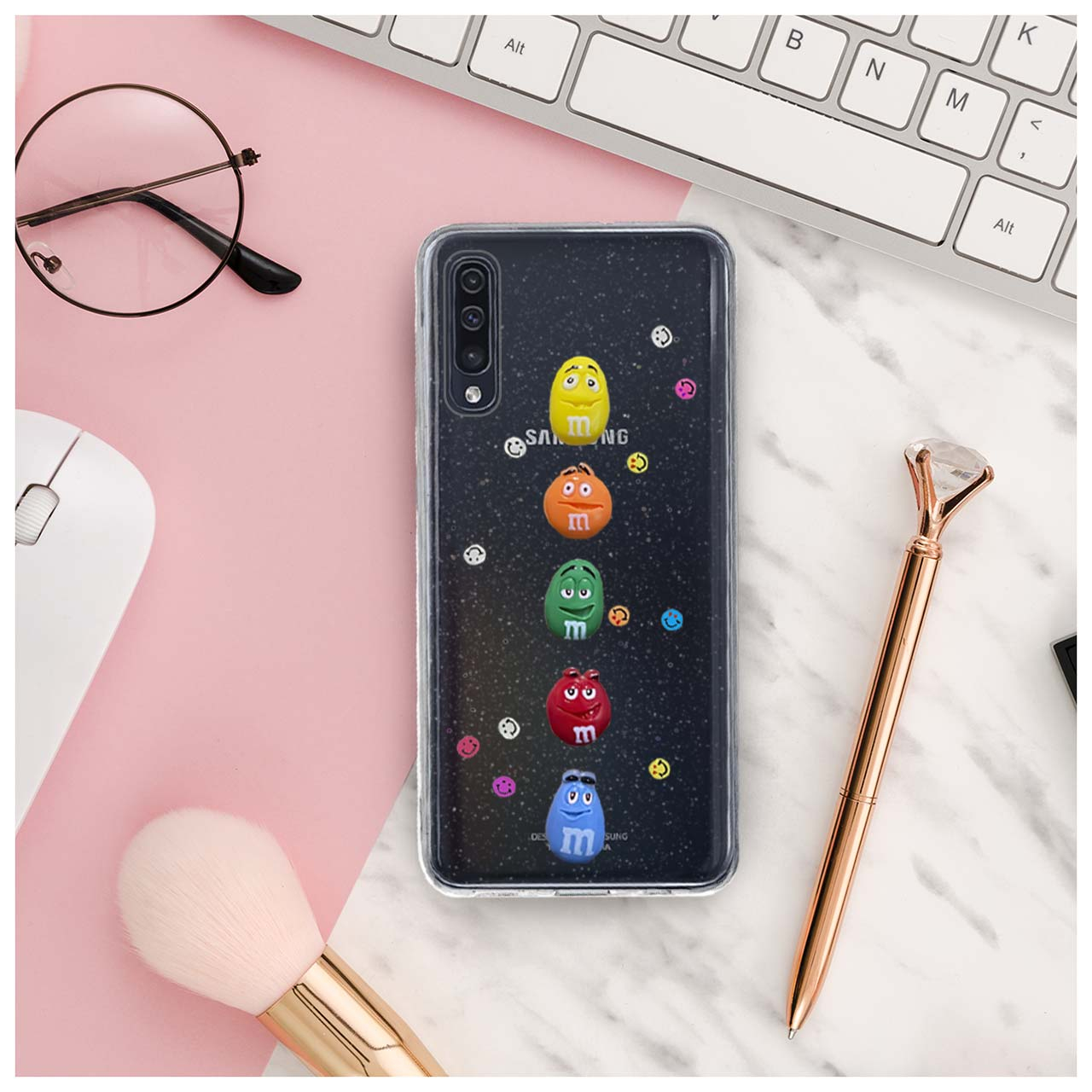 کاور دکین مدل Nitid طرح شکلات مناسب برای گوشی موبایل سامسونگ Galaxy A70