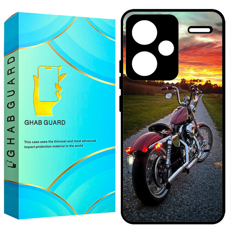 کاور قاب گارد طرح موتور مدل GCHPN13PL مناسب برای گوشی موبایل شیائومی Redmi Note 13 Pro Plus