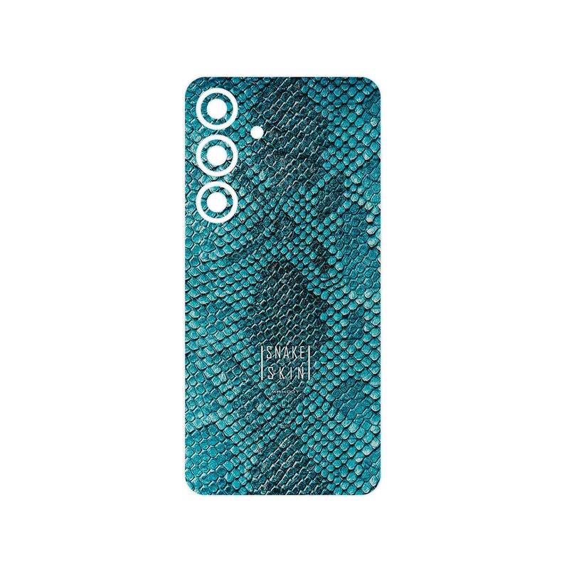 برچسب پوششی ماهوت مدل Blue Snake Skin مناسب برای گوشی موبایل سامسونگ Galaxy S24