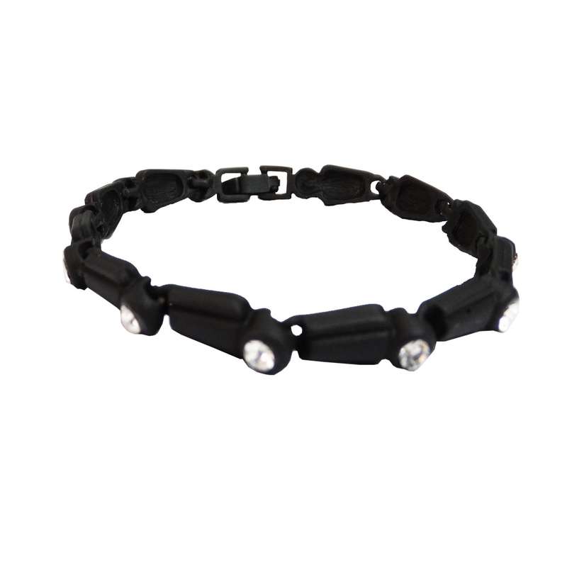 دستبند دخترانه مدل نگین دار کد 1 دستبند دخترانه مدل نگین دار کد 1