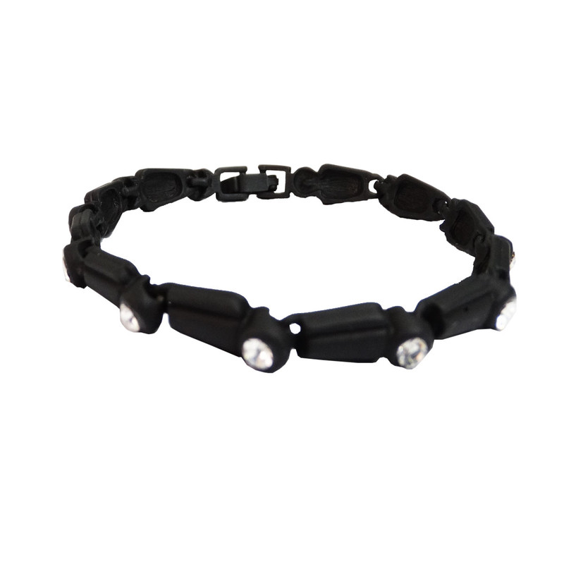 دستبند دخترانه مدل نگین دار کد 1 دستبند دخترانه مدل نگین دار کد 1