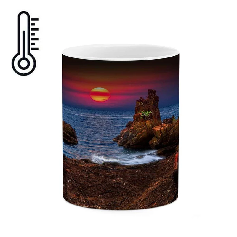 ماگ حرارتی کاکتی مدل منظره کد mgh16781