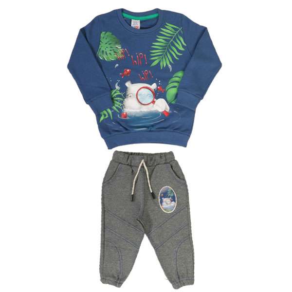 ست سویشرت و شلوار پسرانه مدل nb694