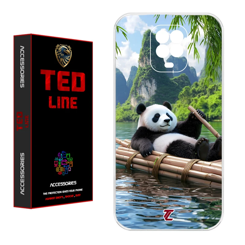 کاور تدلاین طرح پاندا کد 1162 مناسب برای گوشی موبایل شیائومی Redmi Note 9S / Note 9 Pro