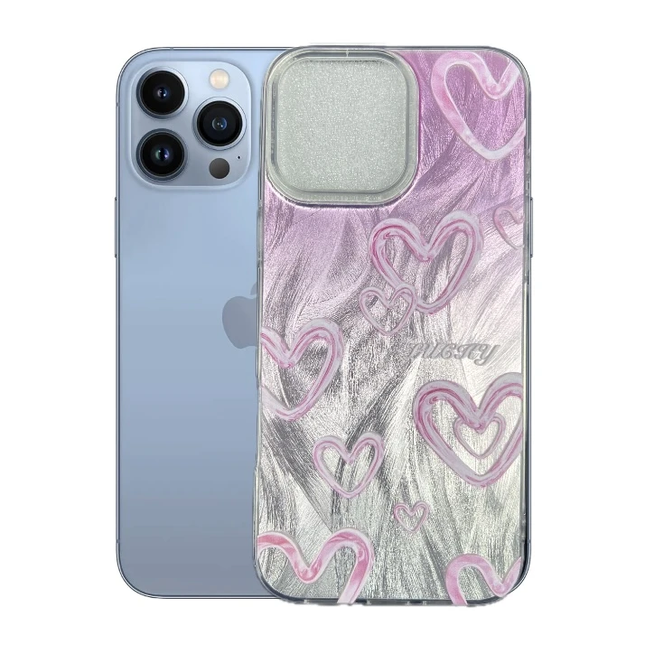 کاور طرح قلب عاشقانه مناسب برای گوشی موبایل اپل iPhone 13 Pro Max