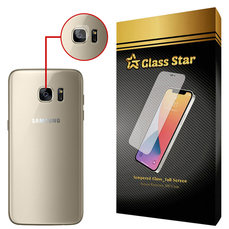 محافظ لنز دوربین گلس استار مدل PLX مناسب برای گوشی موبایل سامسونگ Galaxy S7 Edge
