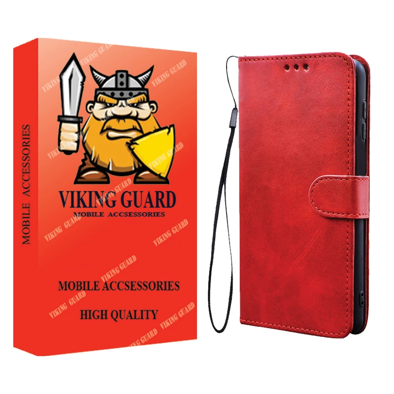 کیف کلاسوری وایکینگ گارد مدل چرمی مناسب برای گوشی موبایل شیائومی Poco X3 Pro
