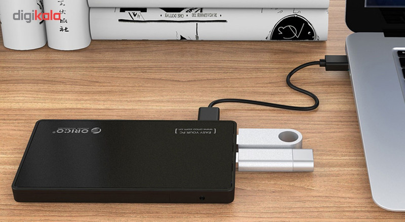 قاب اکسترنال هارددیسک 2.5 اینچی USB 3.0 اوریکو مدل 2588H3 به همراه هاب