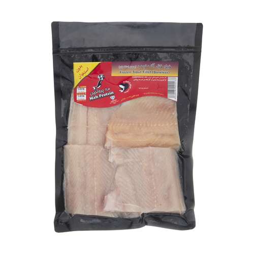 فیله ماهی قزل آلا منجمد بدون استخوان مه پروتئین - 500 گرم	