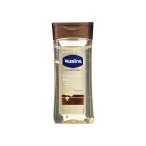 روغن بدن وازلین مدل Cocoa Butter حجم 200 میلی‌لیتر حاوی کره کاکائو خالص، ترمیم‌کننده پوست خشک و حساس، جذب سریع، حفظ رطوبت و ایجاد حس بدون چربی