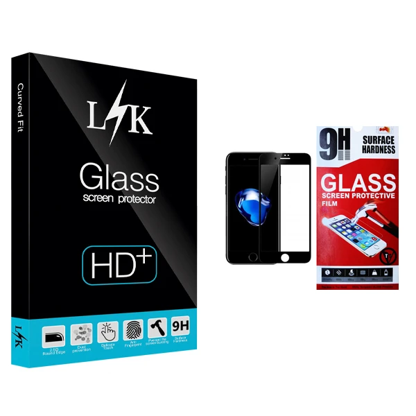 محافظ صفحه نمایش گوشی ال کی مدل +HD مناسب برای گوشی موبایل اپل Iphone 7