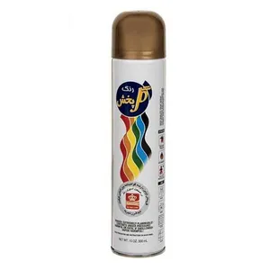 اسپری رنگ طلائی گل پخش کد 300 حجم 300 میلی لیتر بسته 3 عددی