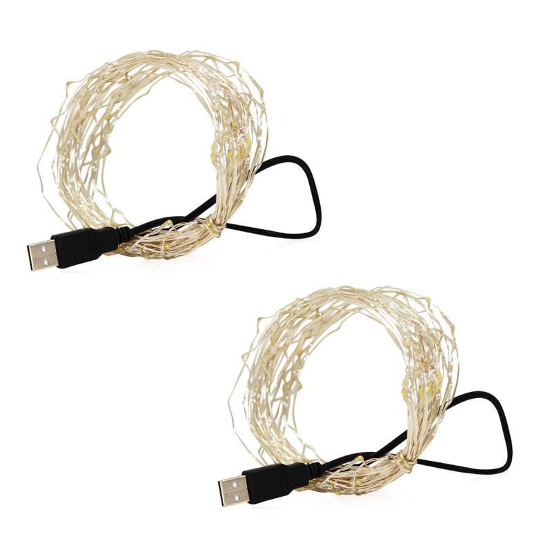 ریسه ال ای دی مفتولی کد MU5 طول 5 متر بسته 2 عددی