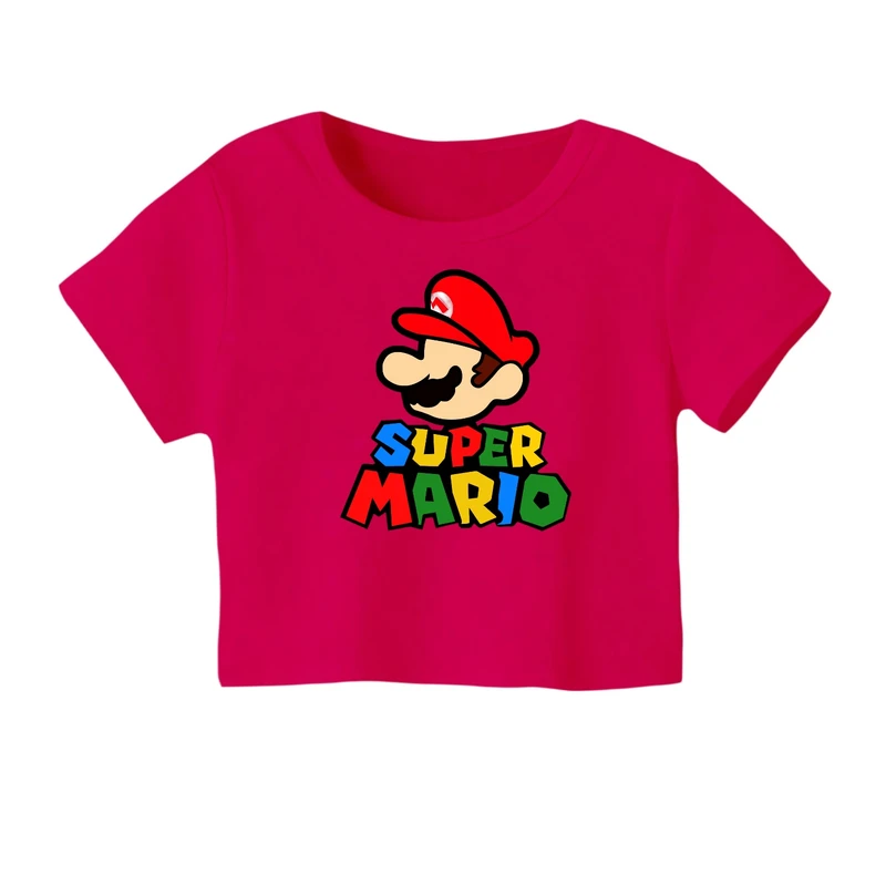 کراپ‌ تی‌شرت آستین کوتاه زنانه مدل ماریکو کد 8