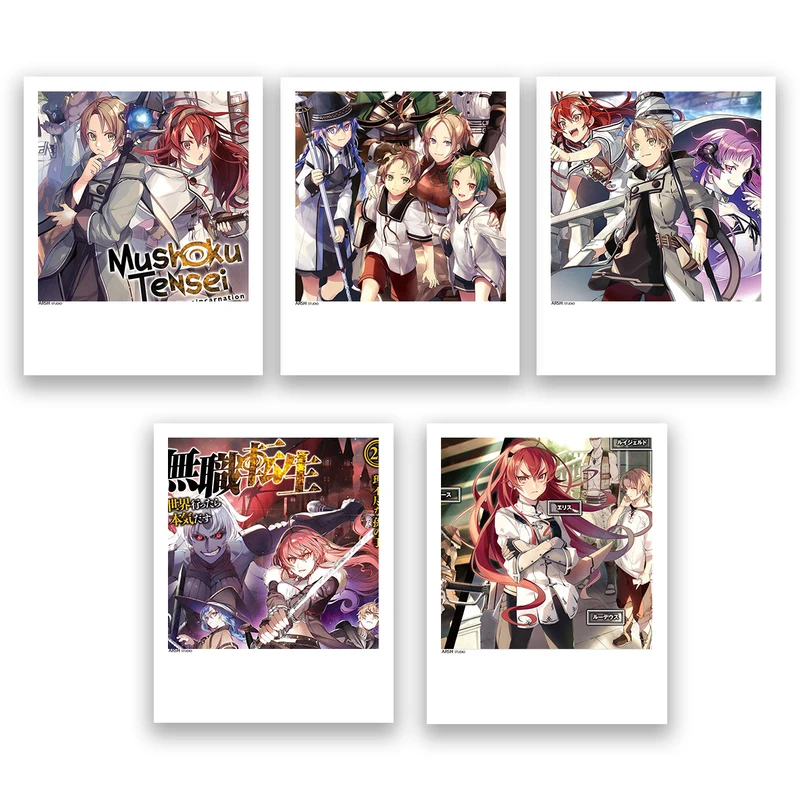 آویز تزیینی عرش مدل انیمه تناسخ بیکار mushoku tensei کد Asa036 مجموعه 5عددی