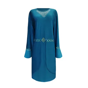 پیراهن زنانه مدل ریون آستین کلوش کد 106003