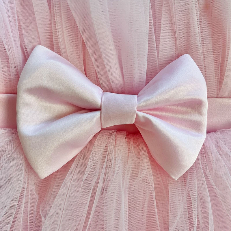 عکس شماره 5 : پیراهن بدون آستین یقه گرد دخترانه مدل پاپیون