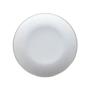پیش دستی میوه خوری مدل تخت 21 خط طلا کد 360014 مجموعه 6 عددی