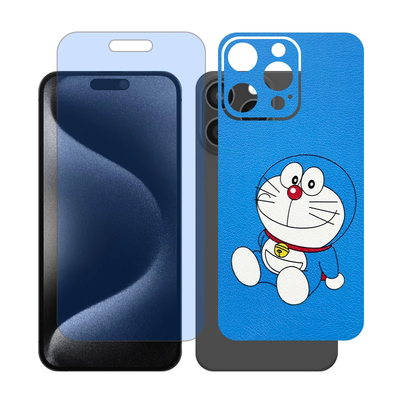 محافظ صفحه نمایش بلو کات گلس مدل Together مناسب برای گوشی موبایل اپل iPhone 15 Pro Max به همراه برچسب پوششی پشت گوشی