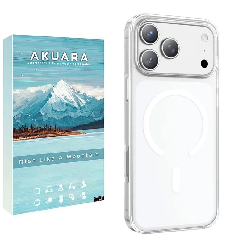 کاور آکوآرا مدل MagSafe مناسب برای گوشی موبایل اپل iPhone 17 Pro