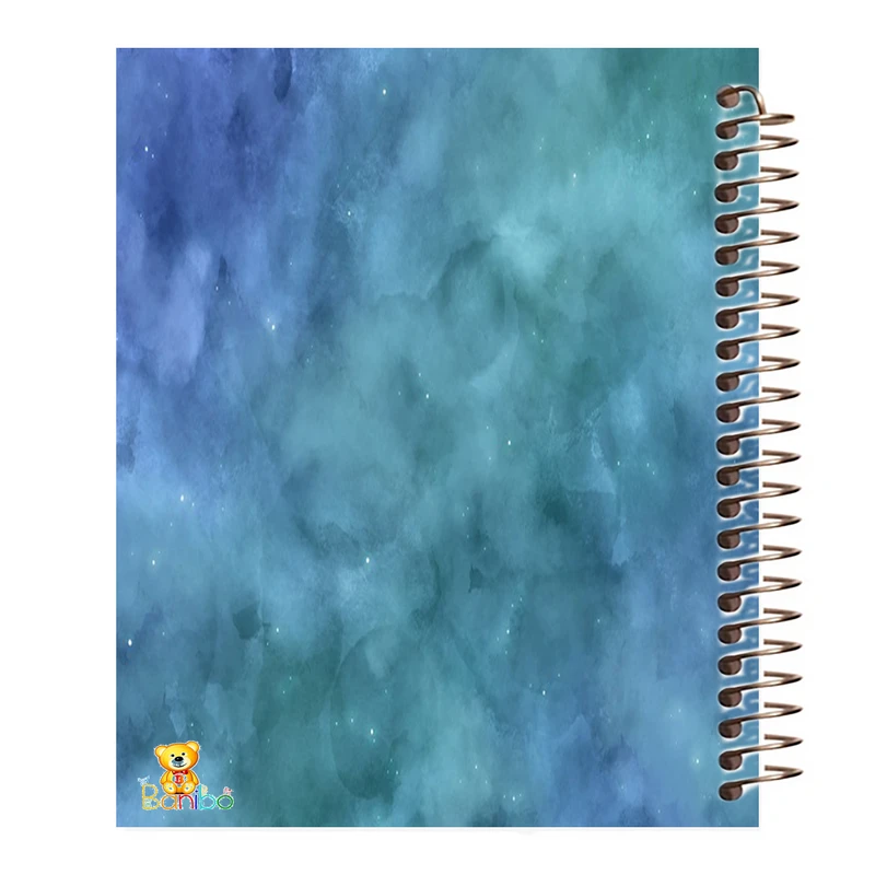 دفتر مشق 100 برگ بانیبو طرح کهکشان  کد 450
