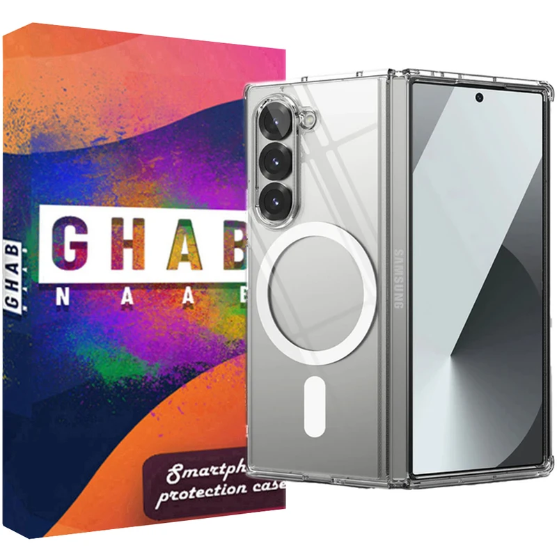 کاور قاب ناب مدل Clear Magsafe Magnetic مناسب برای گوشی موبایل سامسونگ Galaxy Z Fold 6