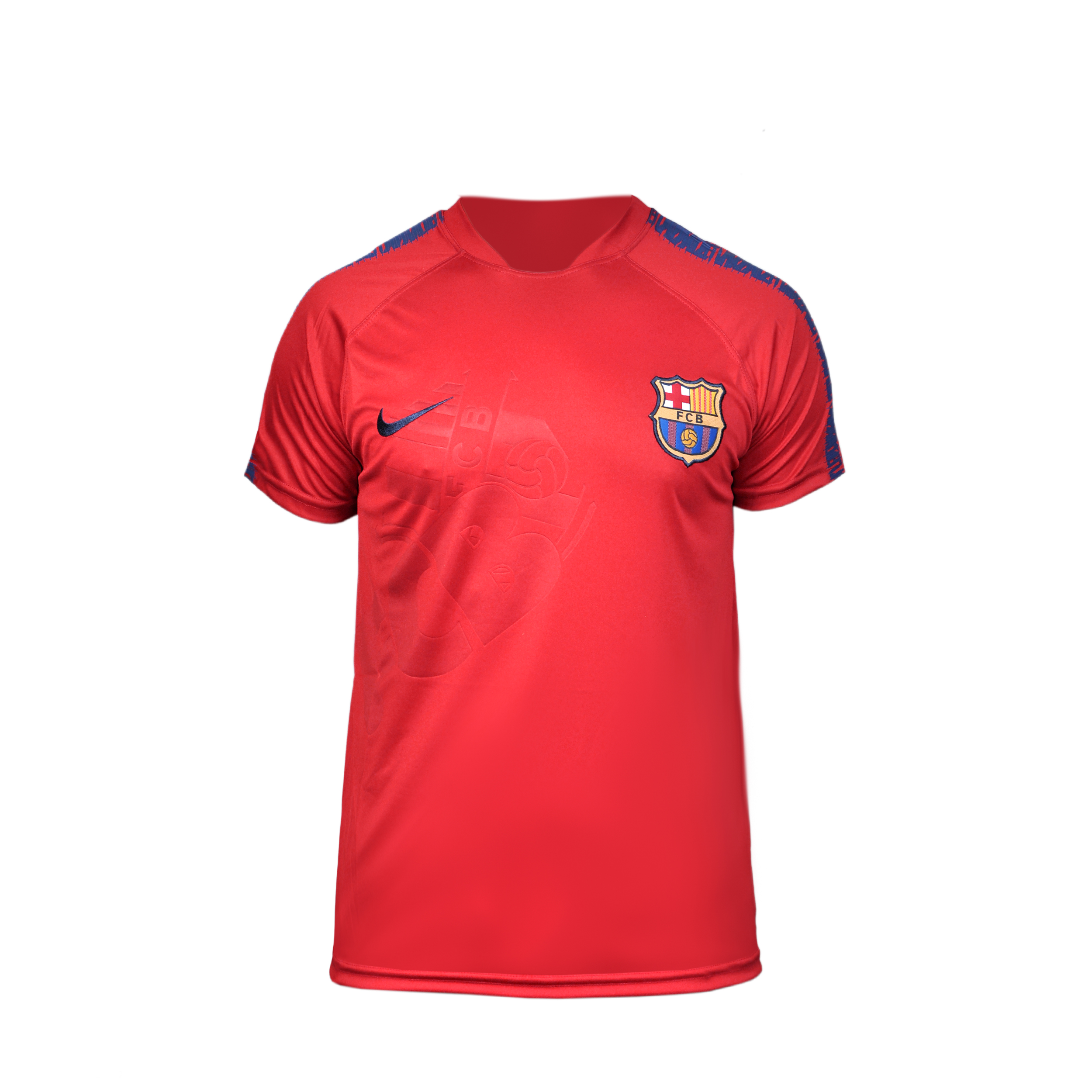 تی شرت ورزشی مردانه مدل بارسلونا کد BR2020                     غیر اصل