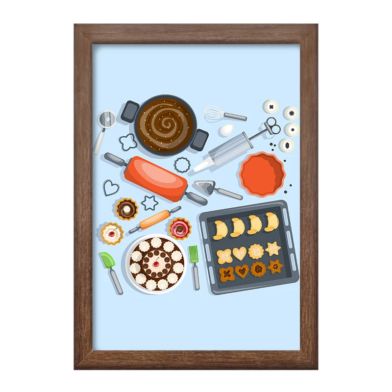 تابلو خندالو طرح کیک و شیرینی پزی کد 36665