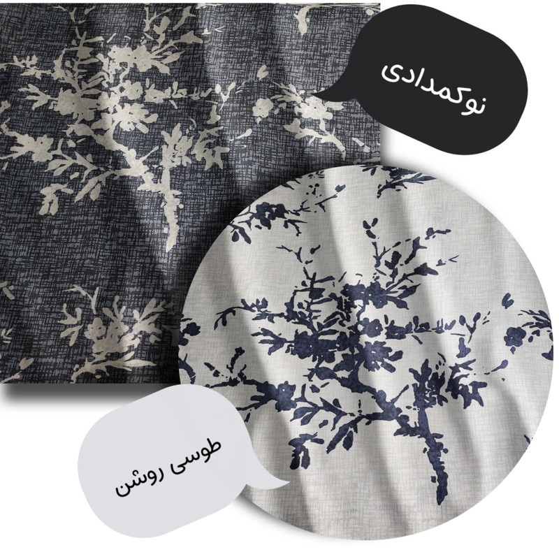 ملحفه مدل روانداز طرح شب مهتاب یک نفره سایز 140×200 سانتی متر