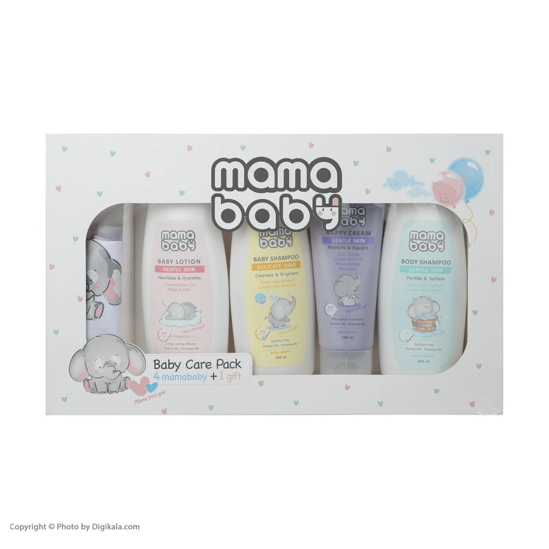 عکس شماره 16 : ست بهداشتی کودک ماما بیبی مدل 01 مجموعه 5 عددی