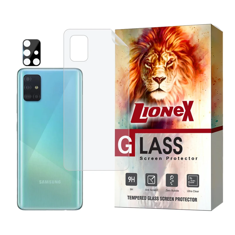 محافظ پشت گوشی لایونکس مدل MTBFULL مناسب برای گوشی موبایل سامسونگ Galaxy A51 4G به همراه محافظ لنز