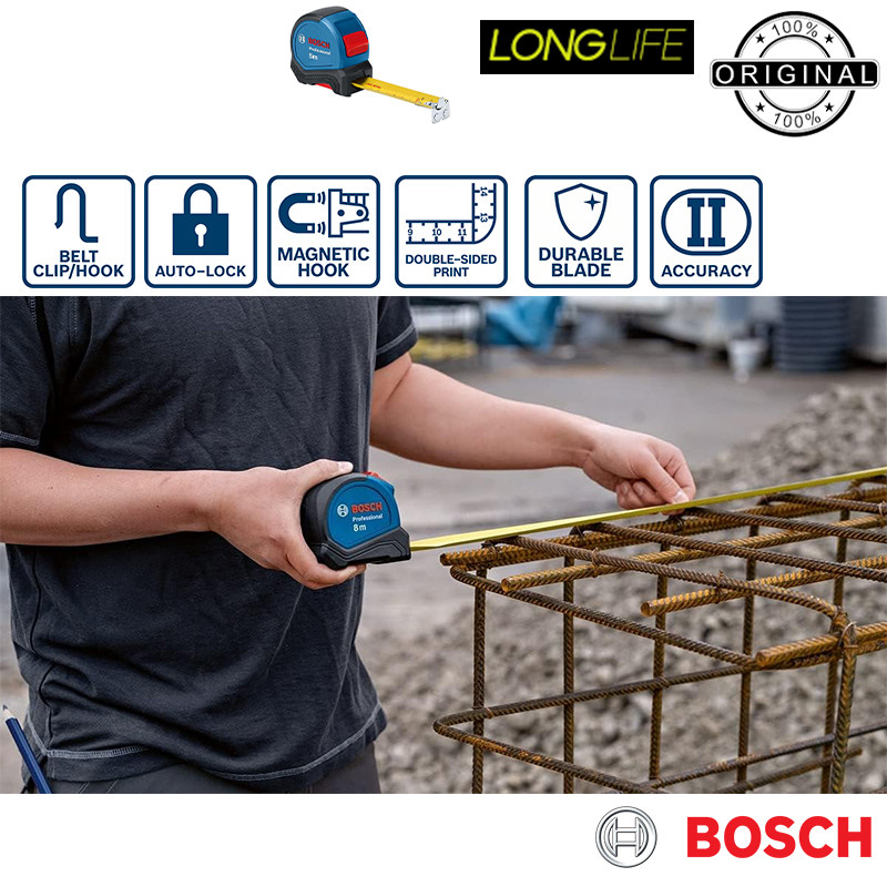 متر 8 متری بوش مدل Professional 8M-FLEXIBLE