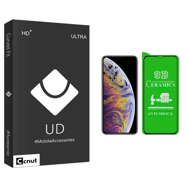 محافظ صفحه نمایش سرامیکی کوکونات مدل UD مناسب برای گوشی موبایل اپل IPHONE XS MAX/11PRO MAX