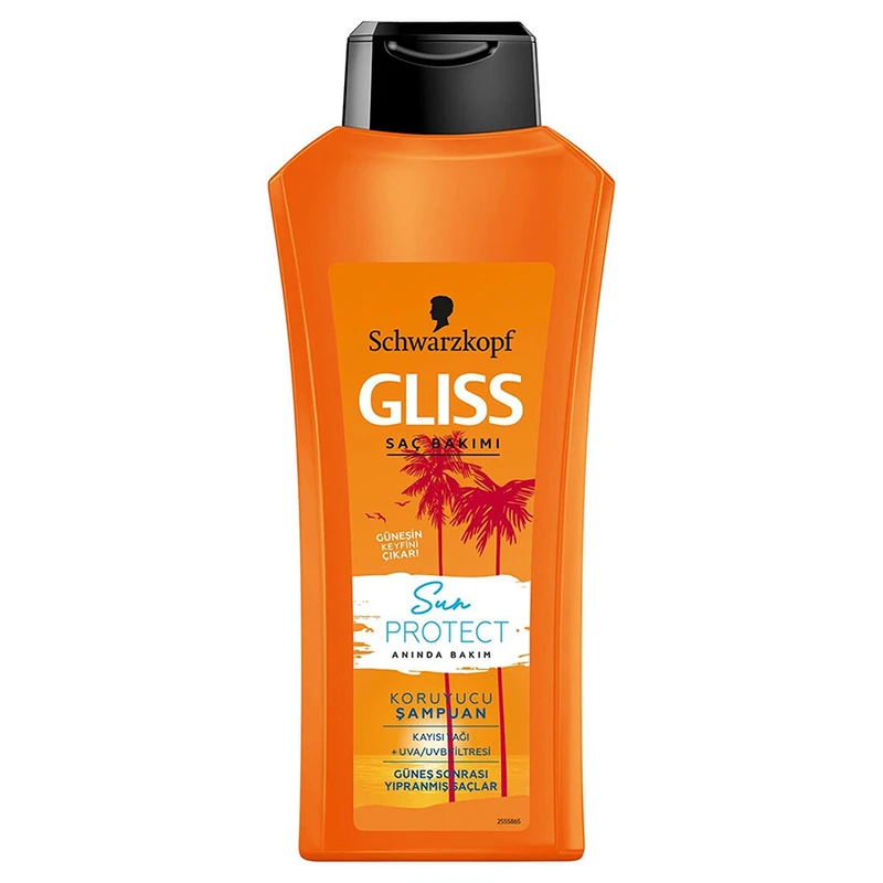 شامپو محافظت کننده مو گلیس مدل SUN PROTECT حجم 500 میلی لیتر