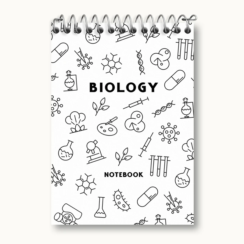 دفتر یادداشت 50 برگ خندالو مدل زیست شناسی کد N1191