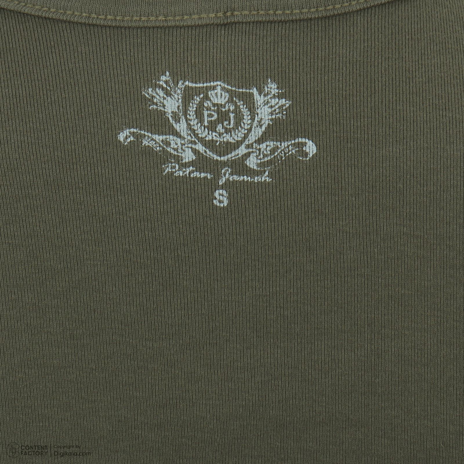 تی شرت آستین کوتاه زنانه پاتن جامه مدل فیانگو 131631020123335 رنگ سبز تیره -  - 6