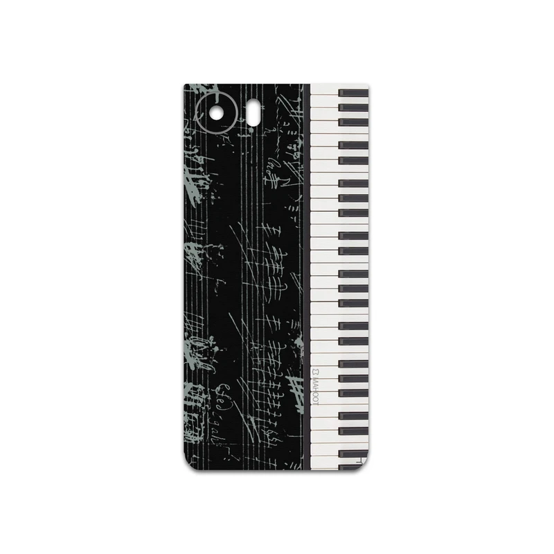 برچسب پوششی ماهوت مدل Piano-Instrument مناسب برای گوشی موبایل بلک بری Keyone-DTEK70